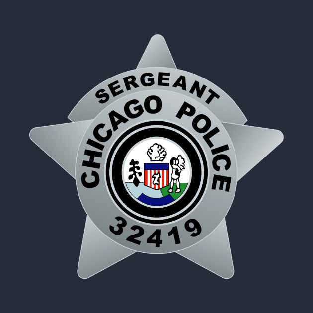 CHICAGO P.D. - BADGE - 32419 - SERGEANT - HANK VOIGHT by emilybraz7