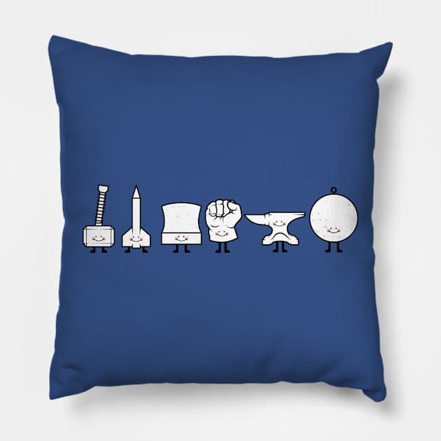 How Ridiculous Character Tee Pillow by reddprime