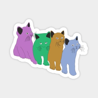 Funny Cats Musical gifts Magnet