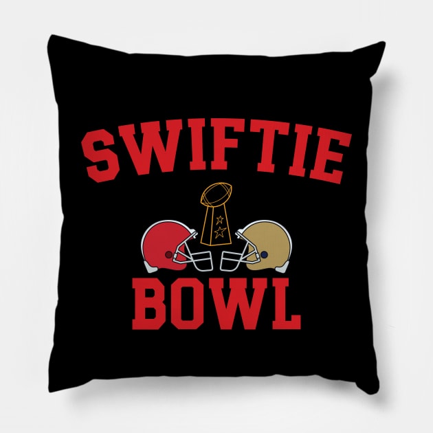 Swiftie Bowl LVIII 2024 v2 Pillow by Emma