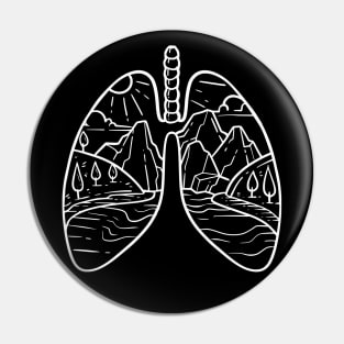 Nature Lungs Pin