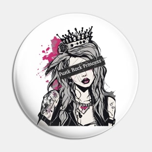 Punk Rock Princess Pin