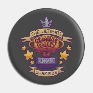 Ultimate Gaming Quiz CHAMPION Pin