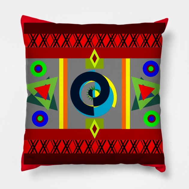 Tropical afro Pillow by Dauri_Diogo