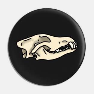 Wolf Skull Pin