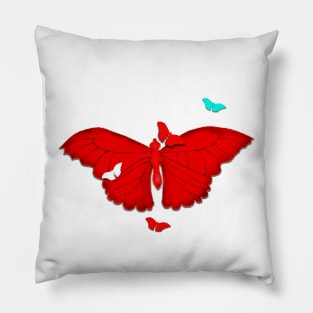 Red Butterfly and Co, Pillow