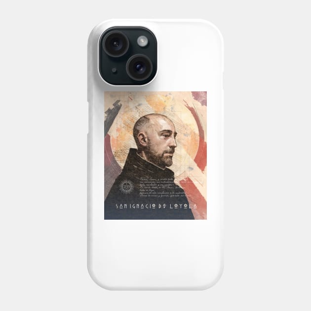 Portrait of Saint Ignatius of Loyola 2 Phone Case by bernardojbp