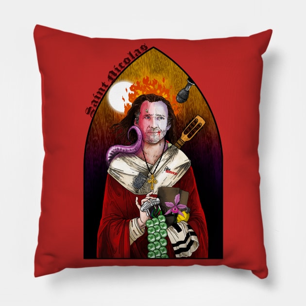 Saint Nicolas Pillow by Harley Warren