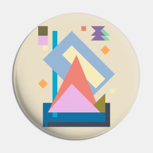 Minimal Abstract Geometric Design Pin