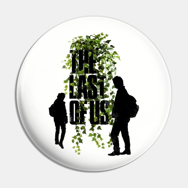 The Last of us Ellie and Joel Print Pin by Buff Geeks Art