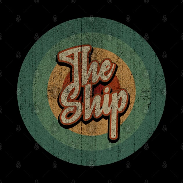 Circle Retro Vintage The Ship by Jokowow