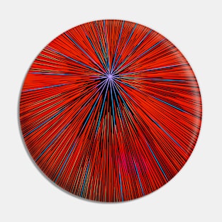 A colorful hyperdrive explosion - orange and red with lilac highlights version Pin