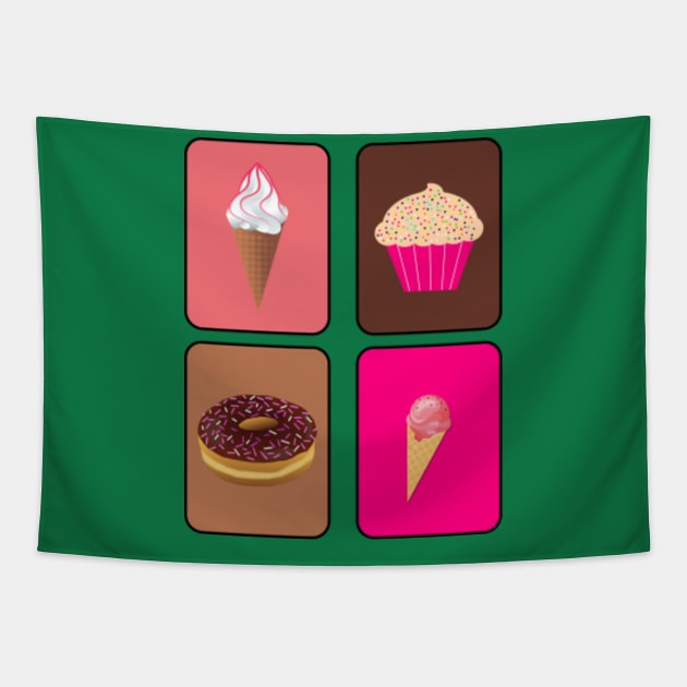 I love sweets Tapestry by MissMorty2