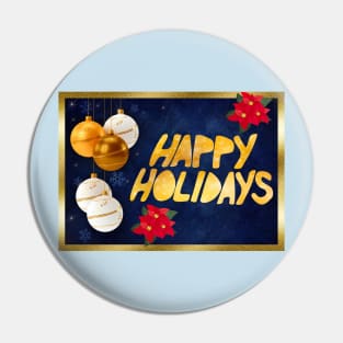 Christmas Greetings Pin