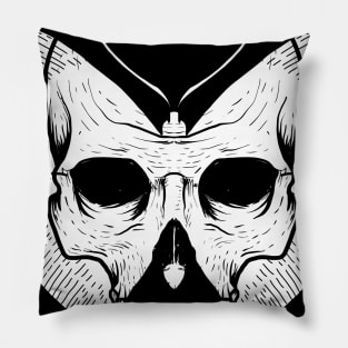 Skull Butterfly Pillow