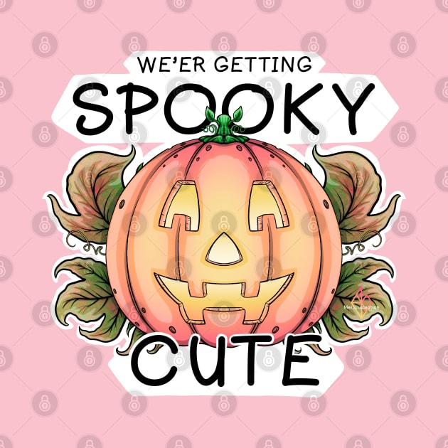 We’re Getting spooky cute pumpkin by Mei.illustration
