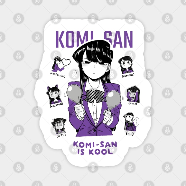 KOMI-SAN (Exclusive design) Magnet by Kurage