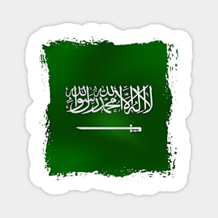 Saudi Arabia artwork Magnet