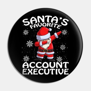 Santas Favorite Account Executive Teacher Christma Pin