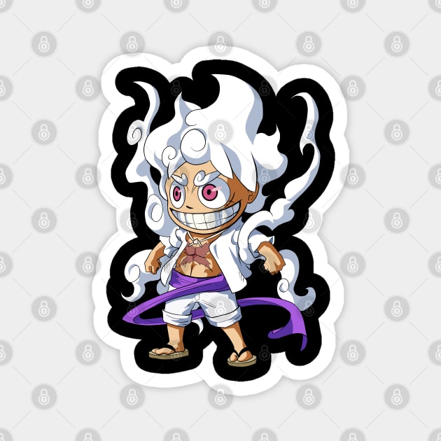 Luffy Gear 5 Magnet by Raul_Picardo