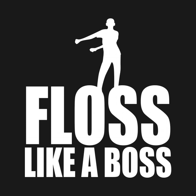 Floss dance floss like a boss by kulonan_shirt