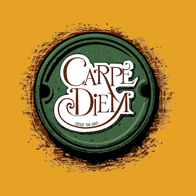 Carpe Diem_ Seize the Day by Lizarius4tees