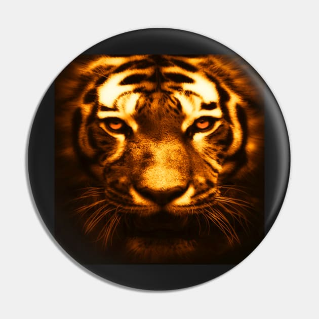 Striking Beautiful Tiger Stare, Vibrant Graphic Art of Tiger face available on many products Pin by tamdevo1