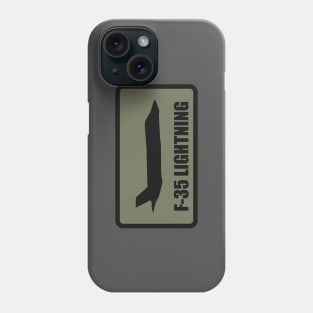 F-35 Lightning II Patch (subdued) Phone Case