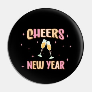 Cheers New Year! Pin