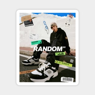 Random Streetwear Graphic Urban Style Collective Clothing Design Magnet