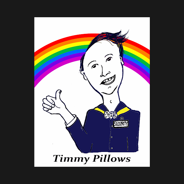 Timmy Pillows with rainbow by crystalwave4