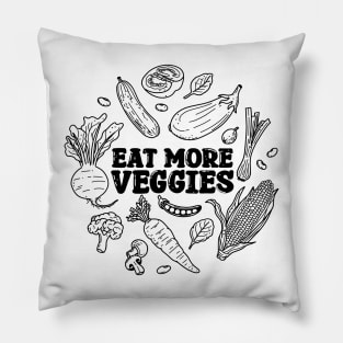 Eat More Veggies Pillow