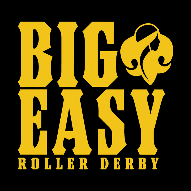 Big Easy Roller Derby square logo by Big Easy Roller Derby