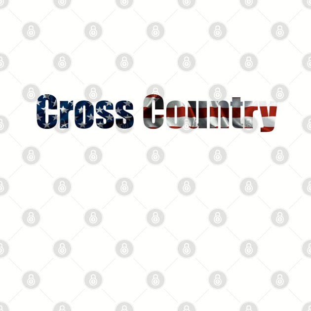 American Flag Cross Country by AdventureFinder