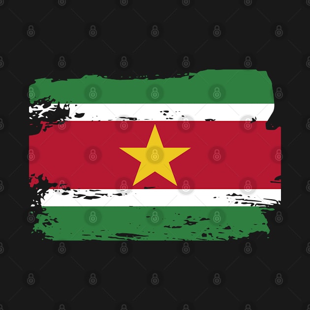 Official Suriname Flag Surinamese Country Pride Vintage by HeroGifts