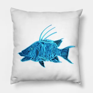 Blueberry hogfish Pillow