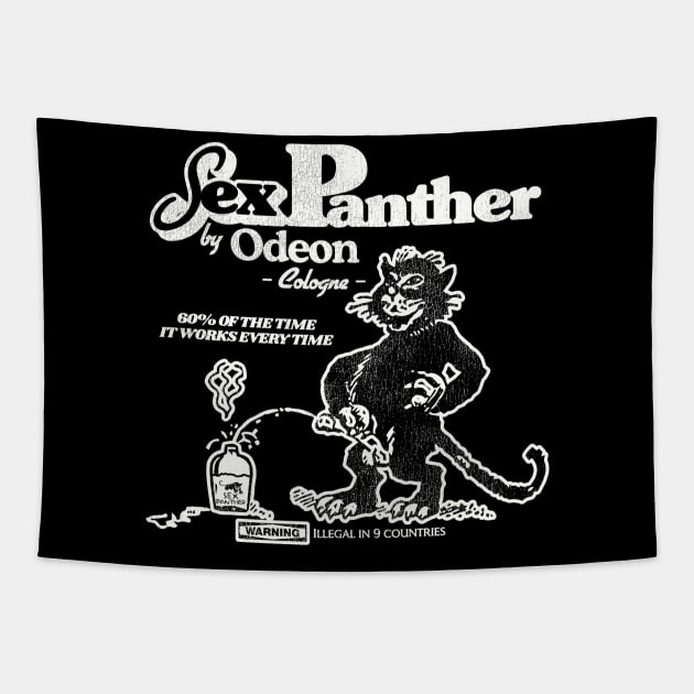 Sex Panther by Odeon B/W Tapestry by darklordpug