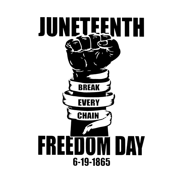 Juneteenth Break Every Chain Freedom Day by Phylis Lynn Spencer