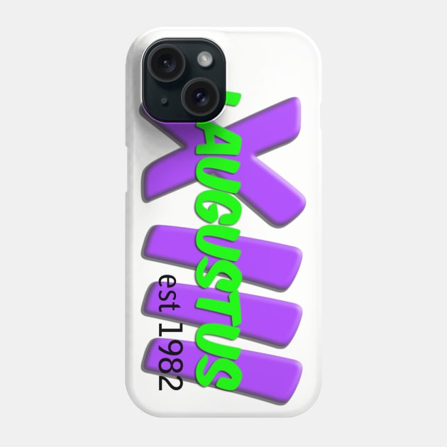 Main Logo (Purple/Green) Phone Case by J. Augustus