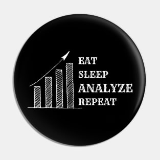 Eat sleep analyze repeat Pin