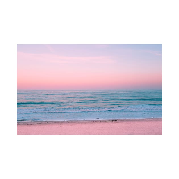 Pink Beach Sunset by NewburyBoutique