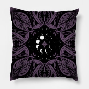 Moon mandala Pillow