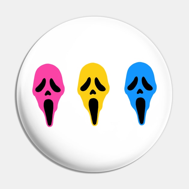 Pansexual scream Pin by AquaMockingbird