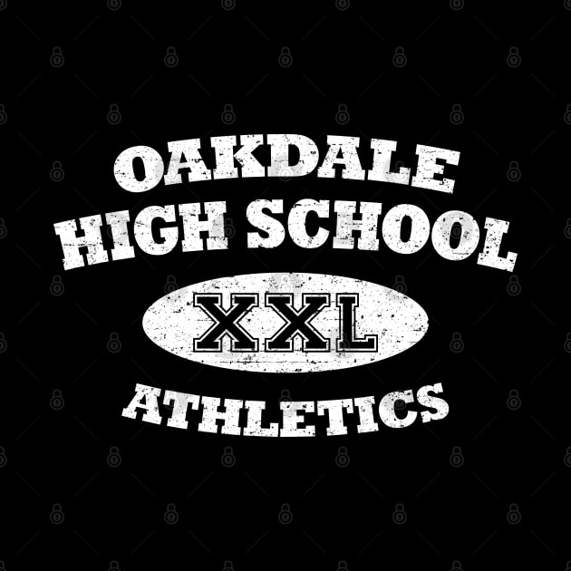 Oakdale High School Athletics (White/Worn) by Roufxis