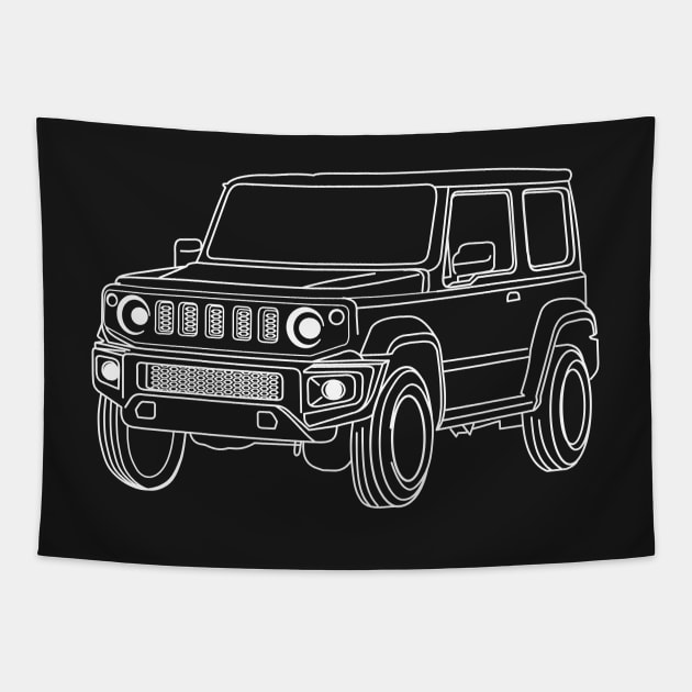 Suzuki Jimny Tapestry by Aurealis