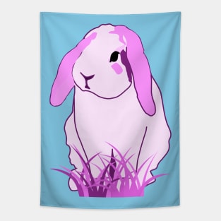 Cute Pink Bunny Rabbit Tapestry