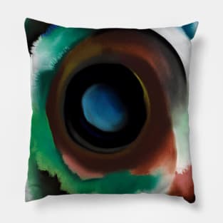 High Resolution Lake George in the Woods by Georgia O'Keeffe Pillow