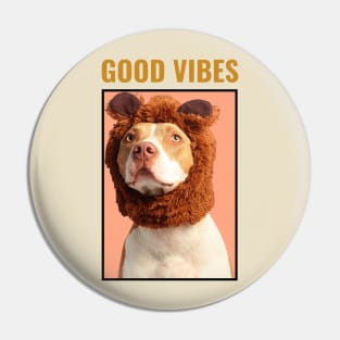 Good Vibes Doggo Pin