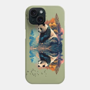 Panda Reflections Phone Case