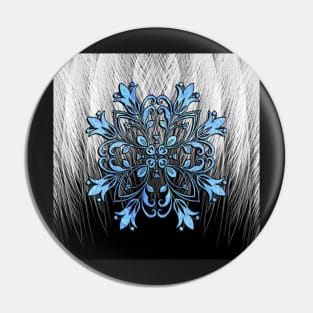 Mandala Blue, Black, White & Grey: Inspirational Mandalas Pin